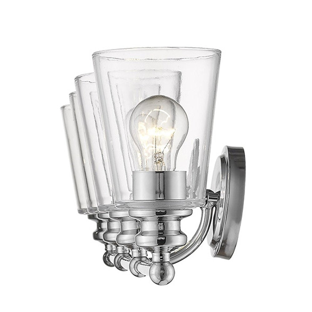Ceil 4-Light Chrome Vanity HomeRoots