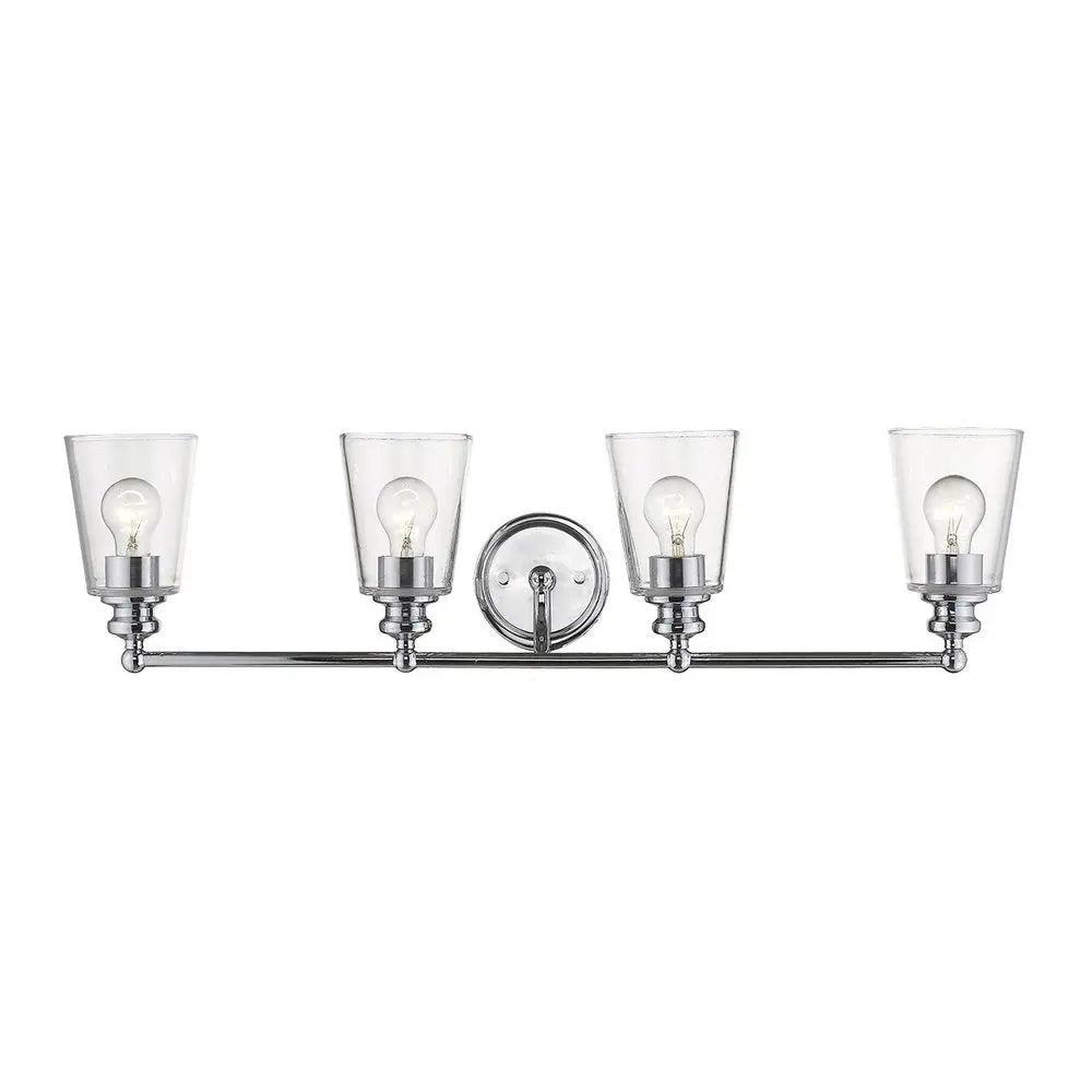 Ceil 4-Light Chrome Vanity HomeRoots