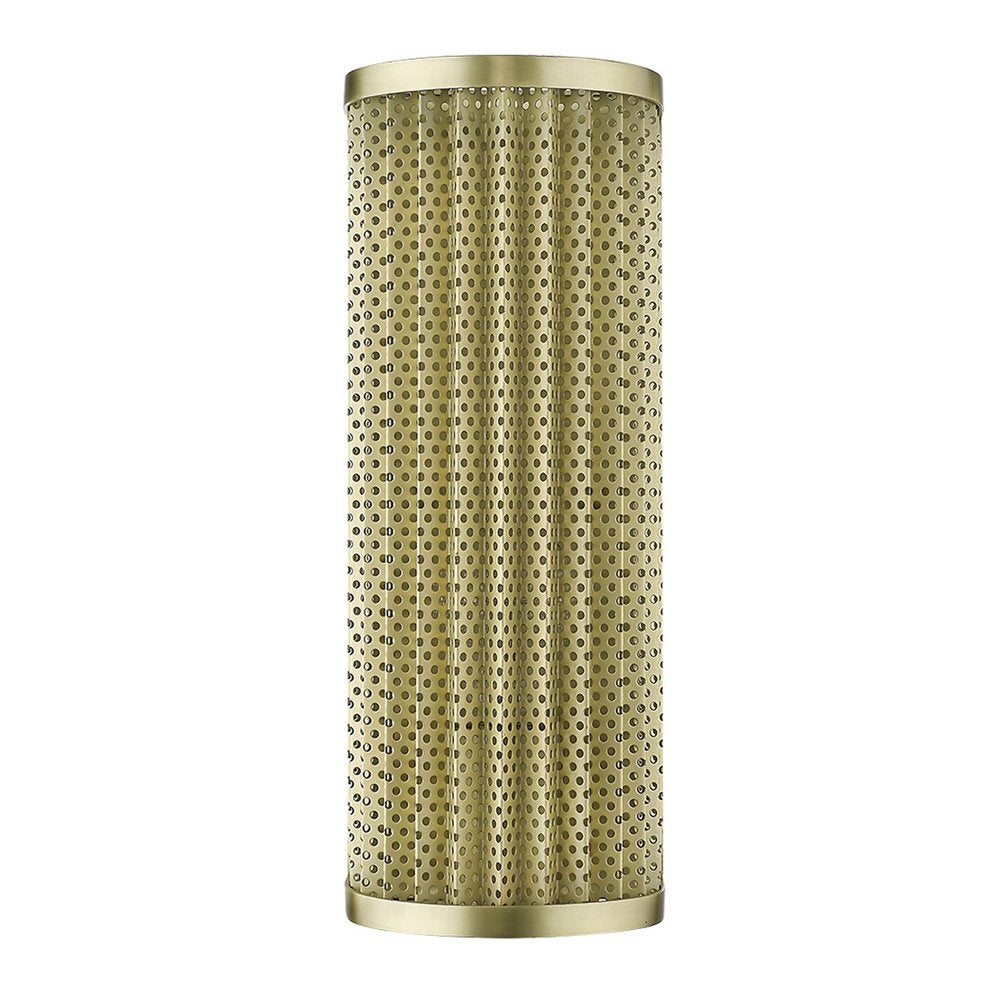 Basetti 1-Light Gold Sconce HomeRoots