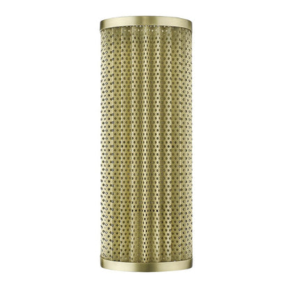 Basetti 1-Light Gold Sconce HomeRoots