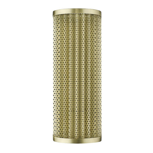 Basetti 1-Light Gold Sconce HomeRoots