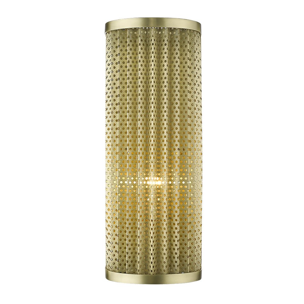 Basetti 1-Light Gold Sconce HomeRoots