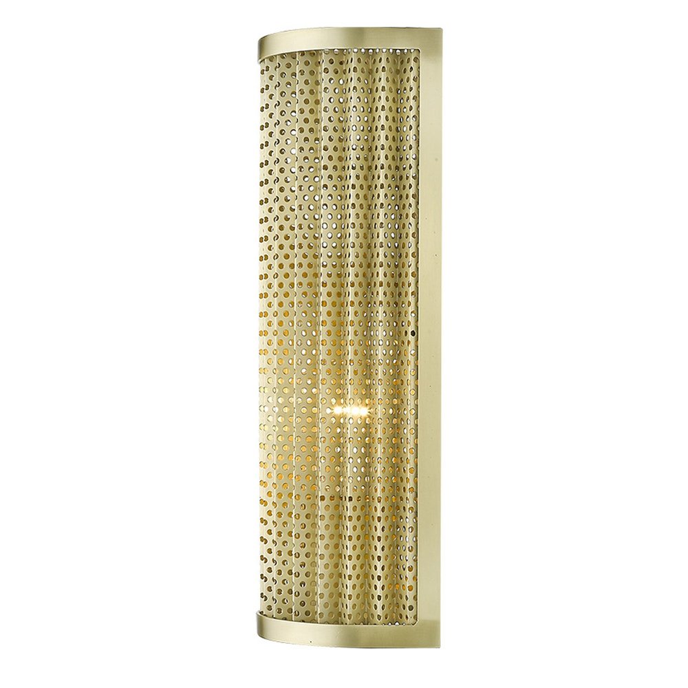 Basetti 1-Light Gold Sconce HomeRoots