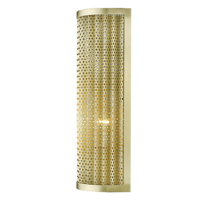 Basetti 1-Light Gold Sconce HomeRoots