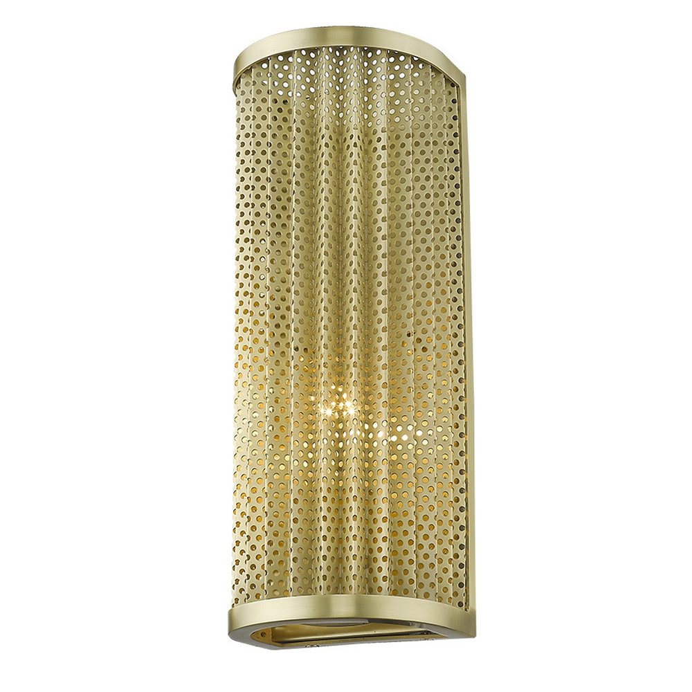 Basetti 1-Light Gold Sconce HomeRoots