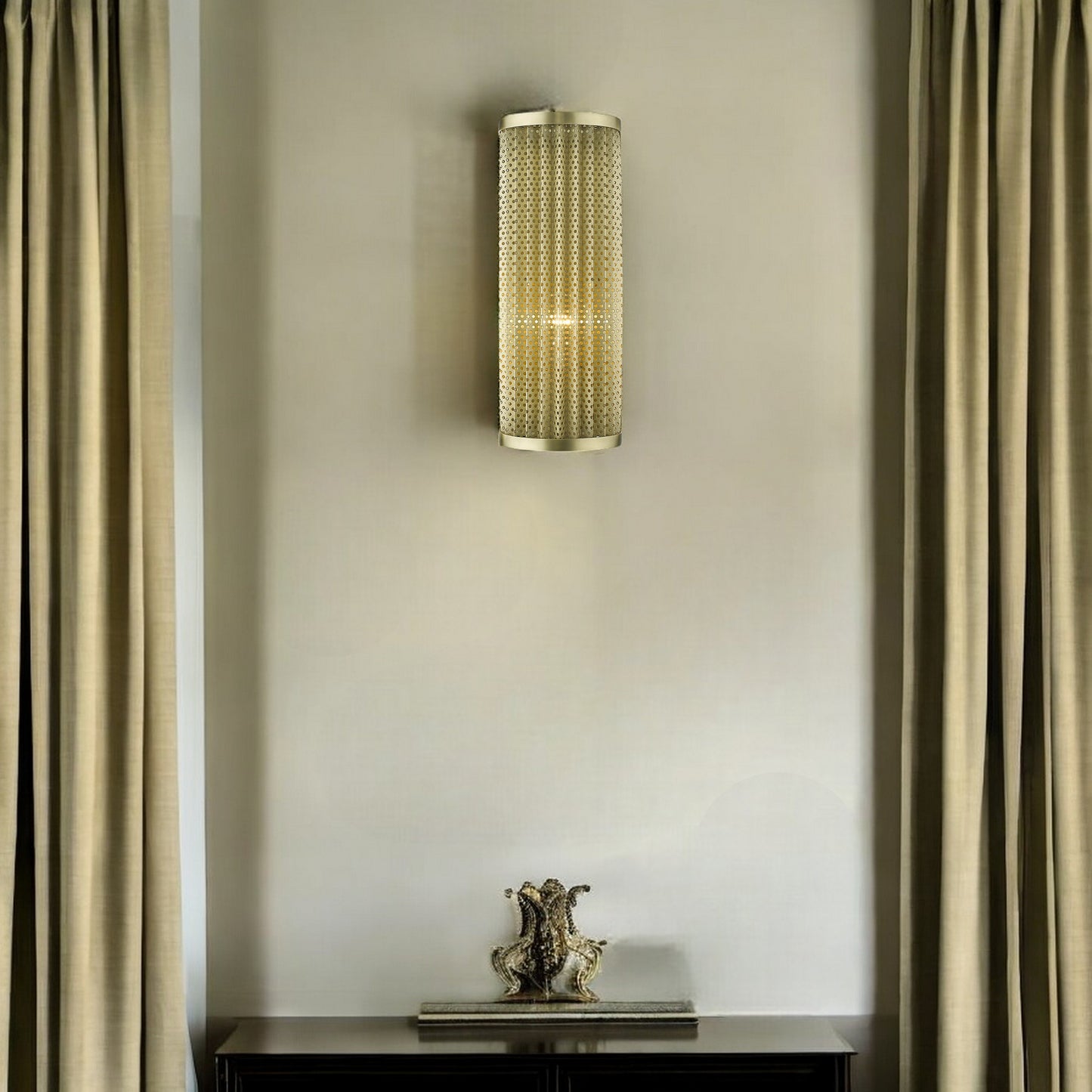 Basetti 1-Light Gold Sconce