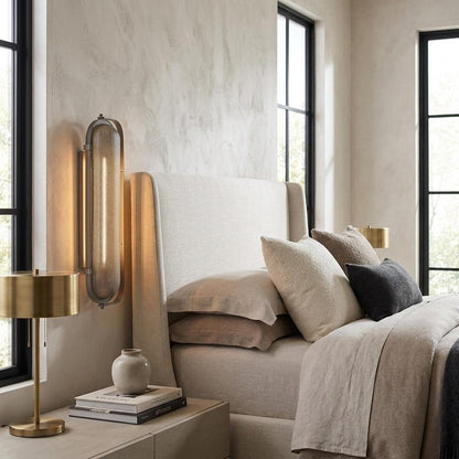 Terra 2-Light Gray Sconce HomeRoots