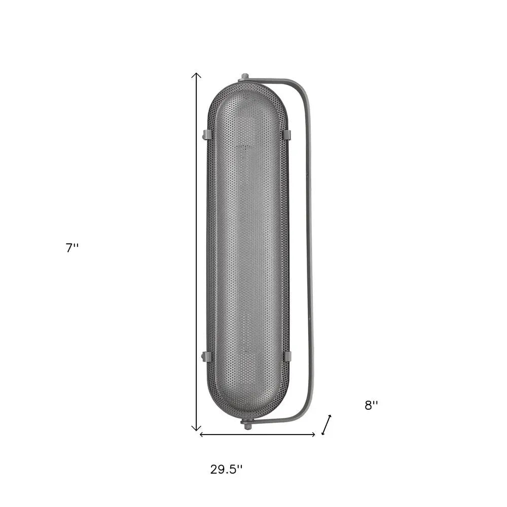 Terra 2-Light Gray Sconce HomeRoots