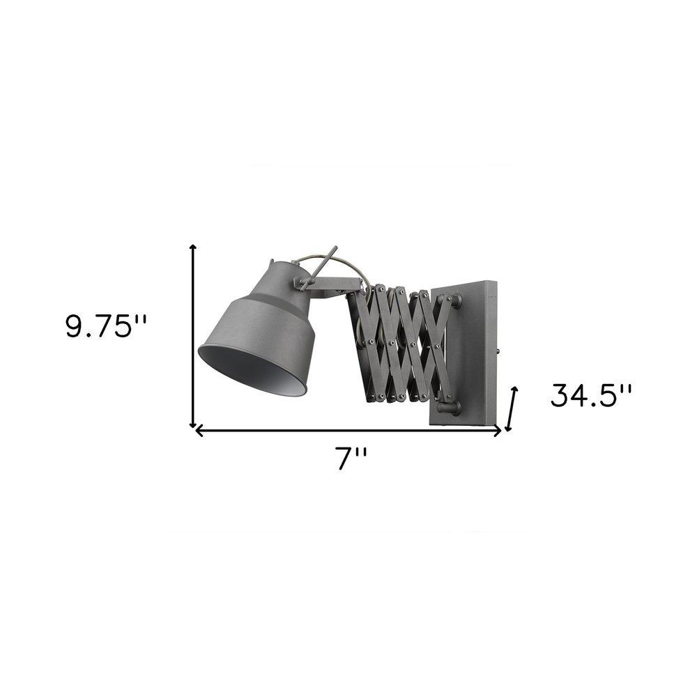 Plexus 1-Light Gray Sconce — view 5