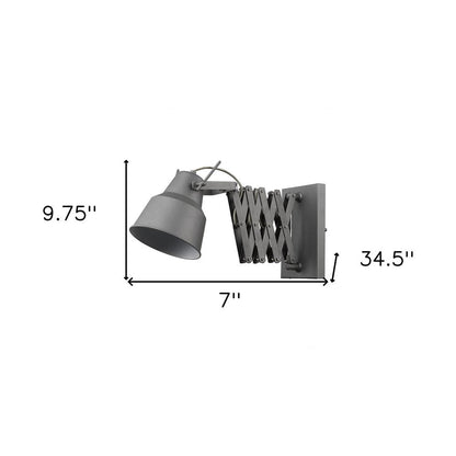 Plexus 1-Light Gray Sconce HomeRoots
