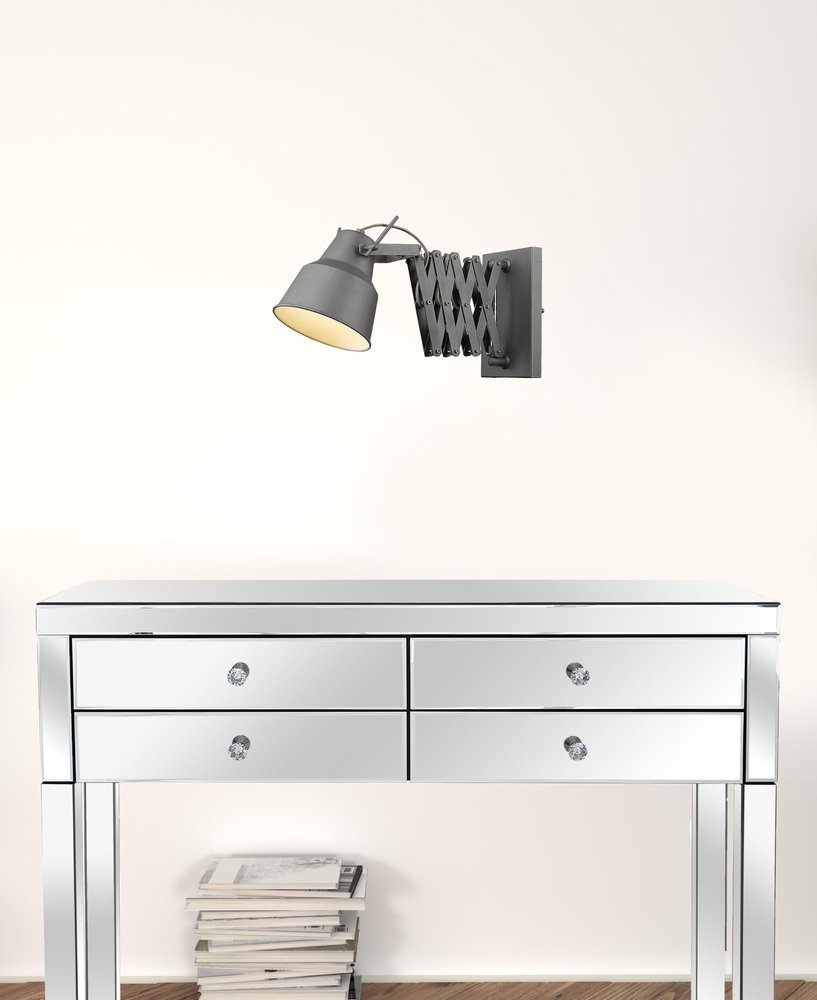 Plexus 1-Light Gray Sconce HomeRoots
