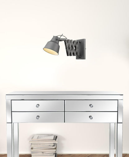 Plexus 1-Light Gray Sconce HomeRoots