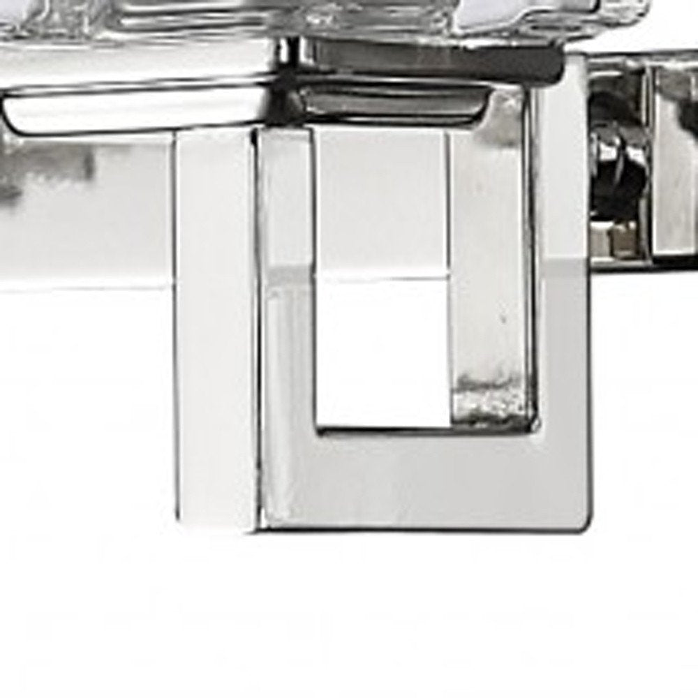 Coralie 5-Light Polished Nickel Sconce With Pressed Crystal Shades — view 4