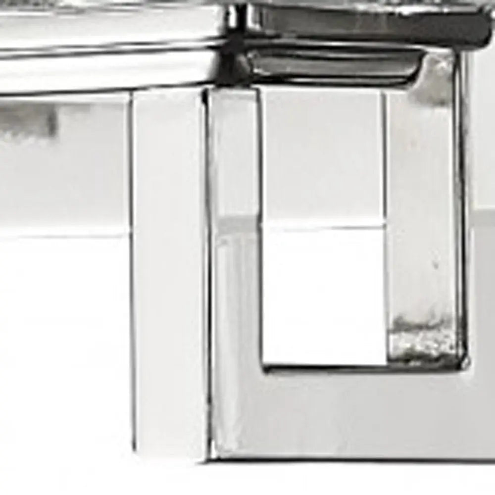 Coralie 5-Light Polished Nickel Sconce With Pressed Crystal Shades HomeRoots