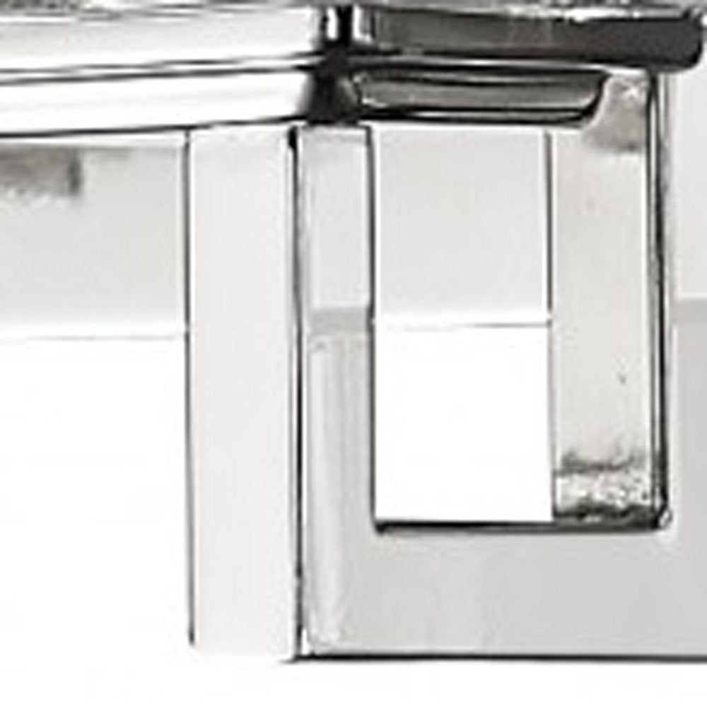 Coralie 5-Light Polished Nickel Sconce With Pressed Crystal Shades HomeRoots
