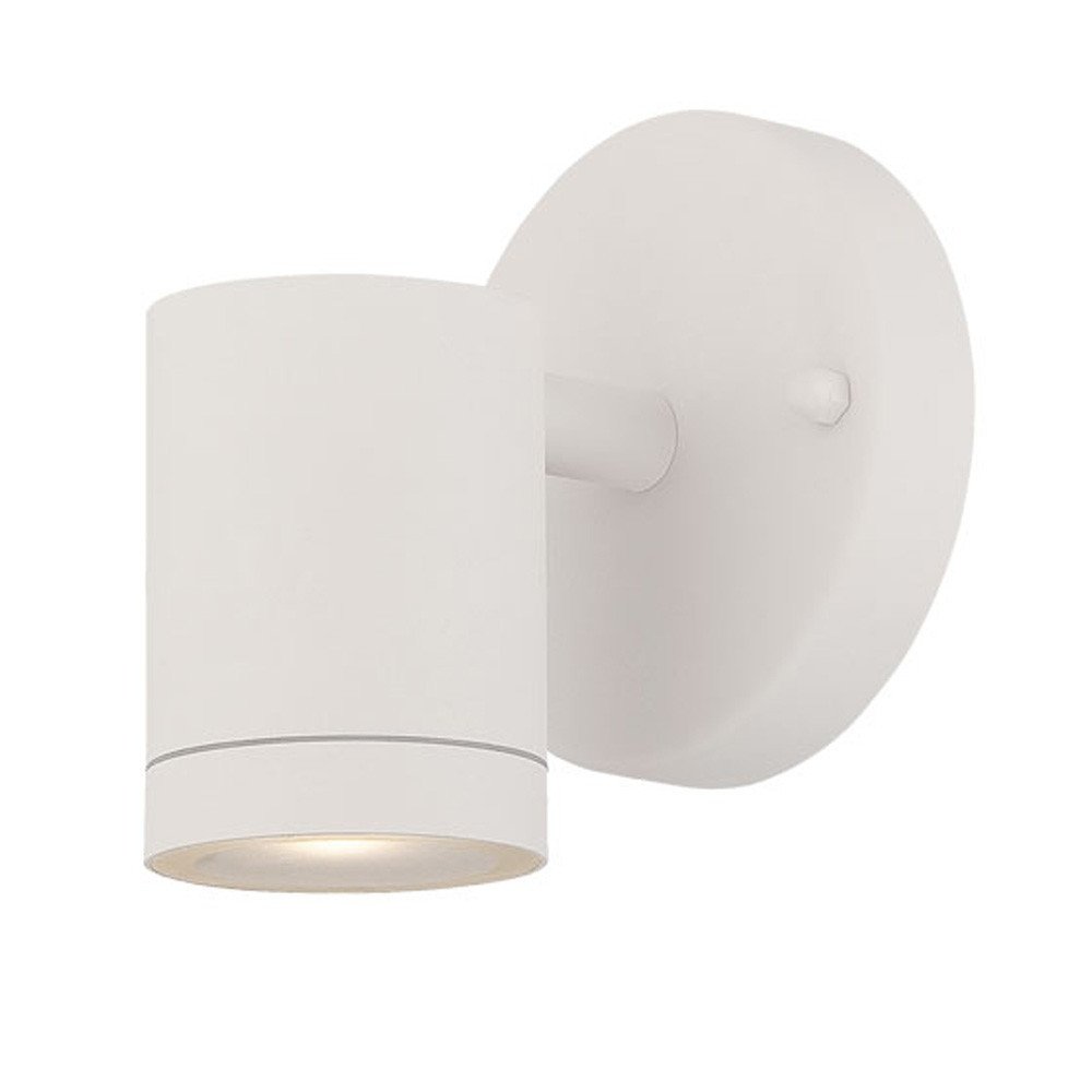 White LED One Light Outdoor Can Shape Wall Sconce — view 3