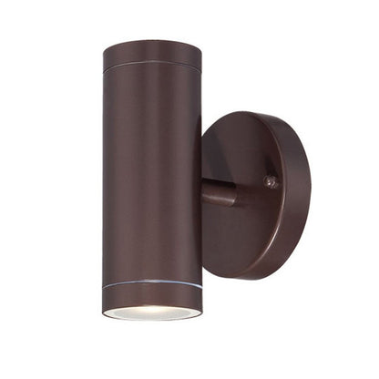7" Bronze Metal Flush Mounted Sconce HomeRoots