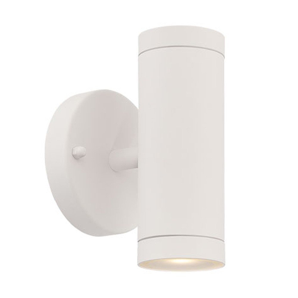 White LED Dimmable Outdoor Hanging Light With White Shades HomeRoots