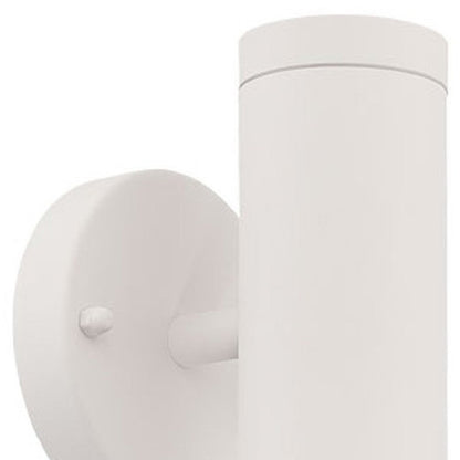 White LED Two Light Can Shape Wall Sconce HomeRoots
