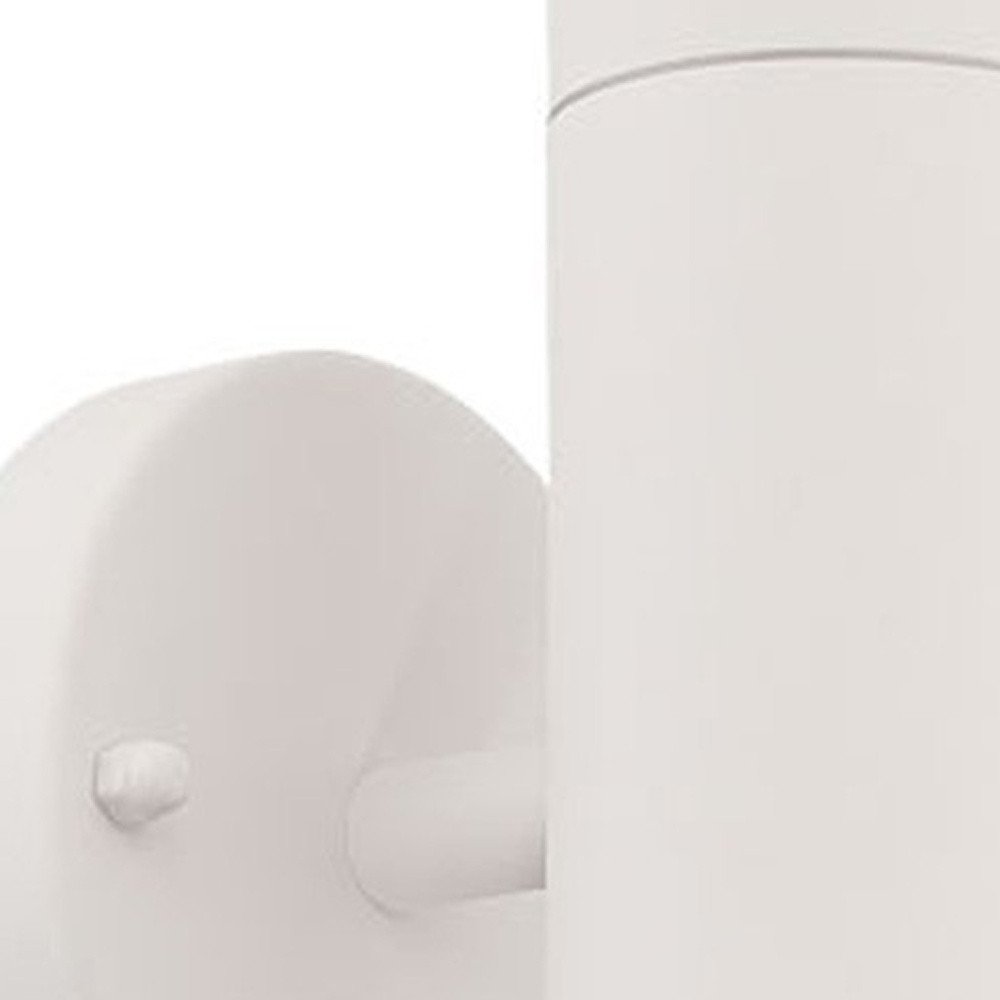 White LED Two Light Can Shape Wall Sconce HomeRoots