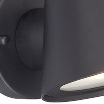 Matte Black LED Short Cone Wall Light HomeRoots