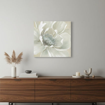Soft Winter Flower Unframed Print Wall Art HomeRoots