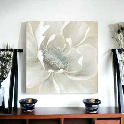 Soft Winter Flower Unframed Print Wall Art