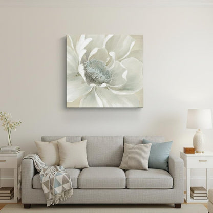 Soft Winter Flower Unframed Print Wall Art HomeRoots