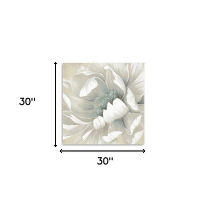 Soft Winter Flower In Bloom Unframed Print Wall Art HomeRoots