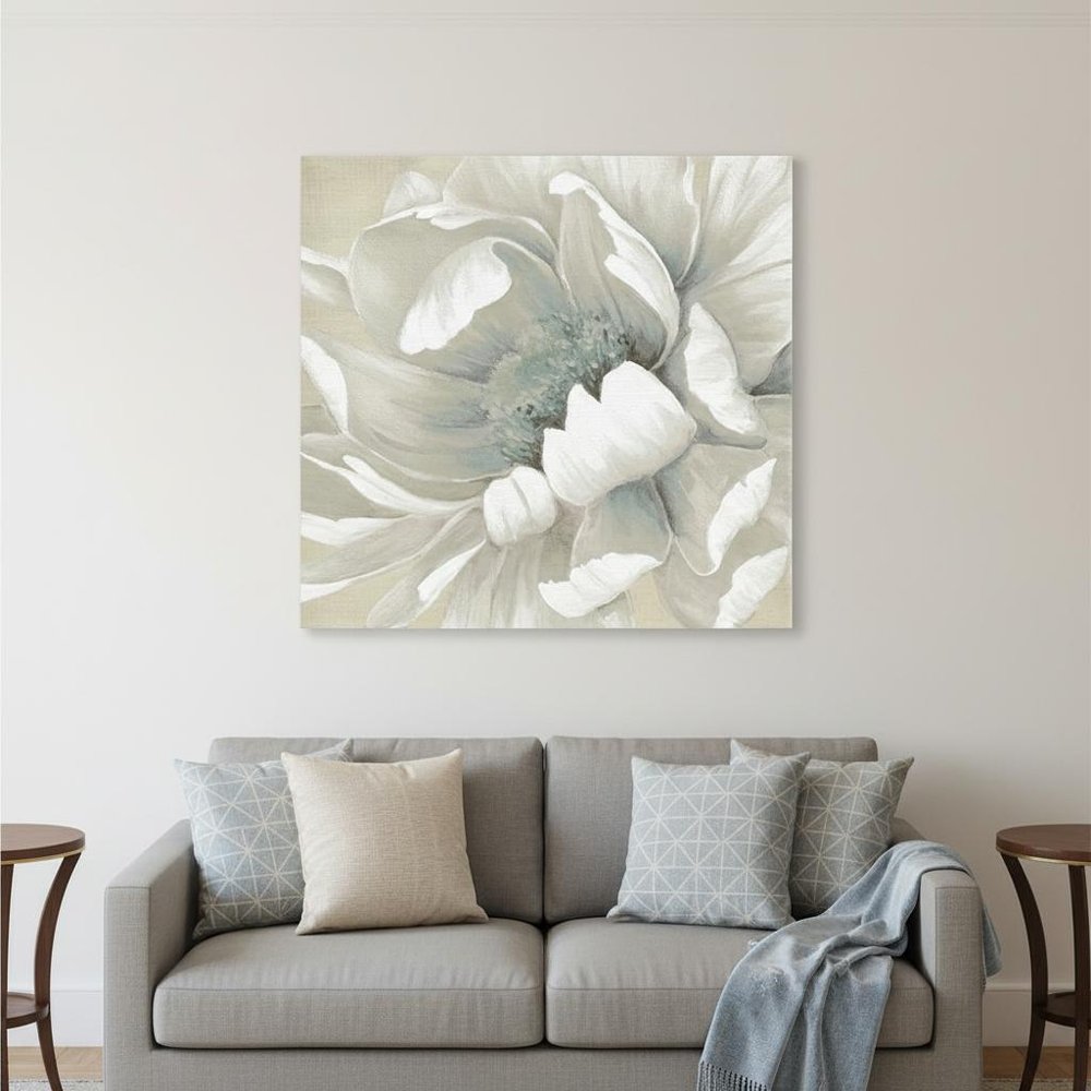 Soft Winter Flower In Bloom Unframed Print Wall Art HomeRoots