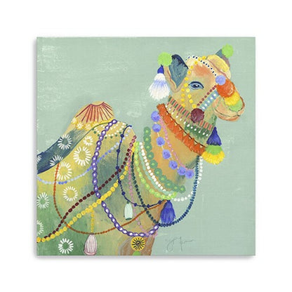 Moroccan Inspired Camel Unframed Print Wall Art HomeRoots