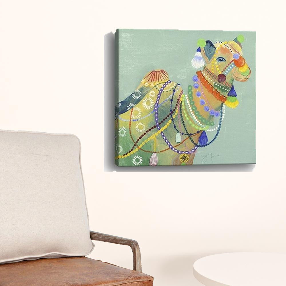 Moroccan Inspired Camel Unframed Print Wall Art