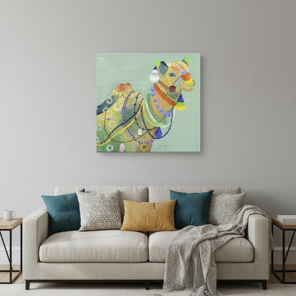 Moroccan Inspired Camel Unframed Print Wall Art HomeRoots