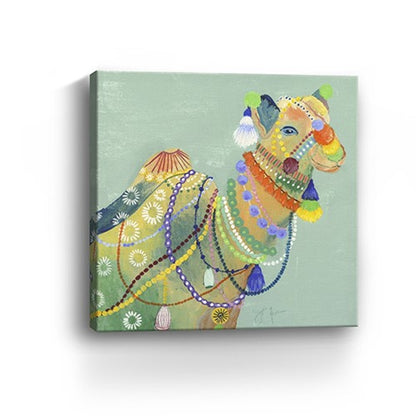 Moroccan Inspired Camel Unframed Print Wall Art HomeRoots