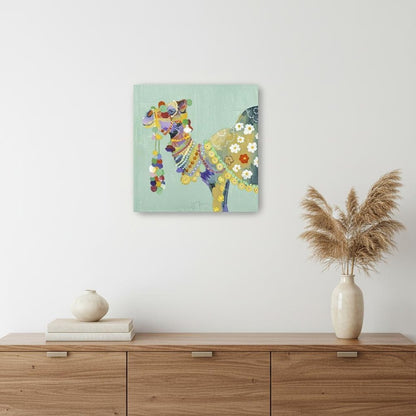 Moroccan Party Camel Unframed Print Wall Art HomeRoots