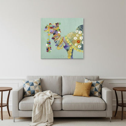 Moroccan Party Camel Unframed Print Wall Art HomeRoots