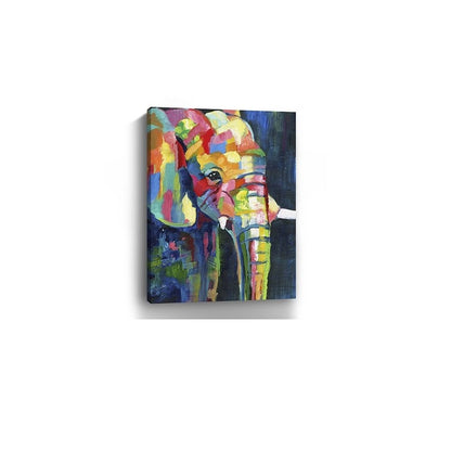 Bright Elephant Unframed Print Wall Art HomeRoots