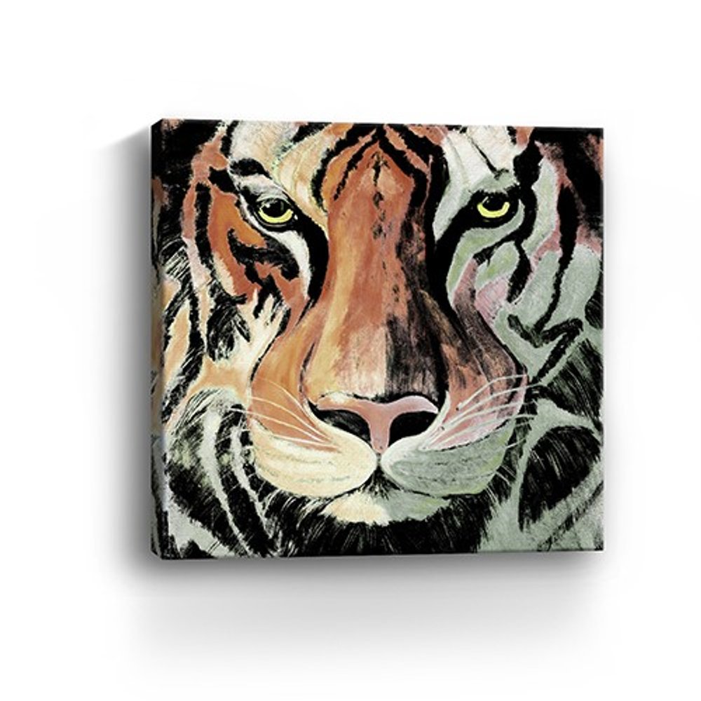 Staring Tiger Portrait Unframed Print Wall Art — view 6