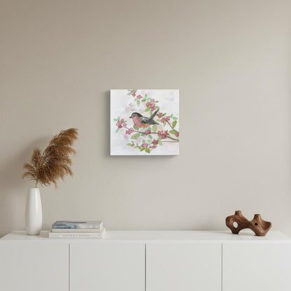Flower And Bird Unframed Print Wall Art HomeRoots