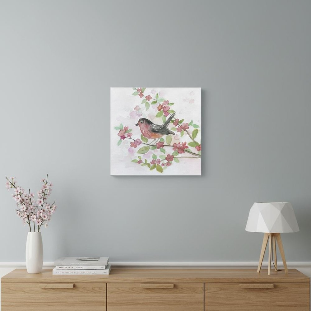 Flower And Bird Unframed Print Wall Art — view 5