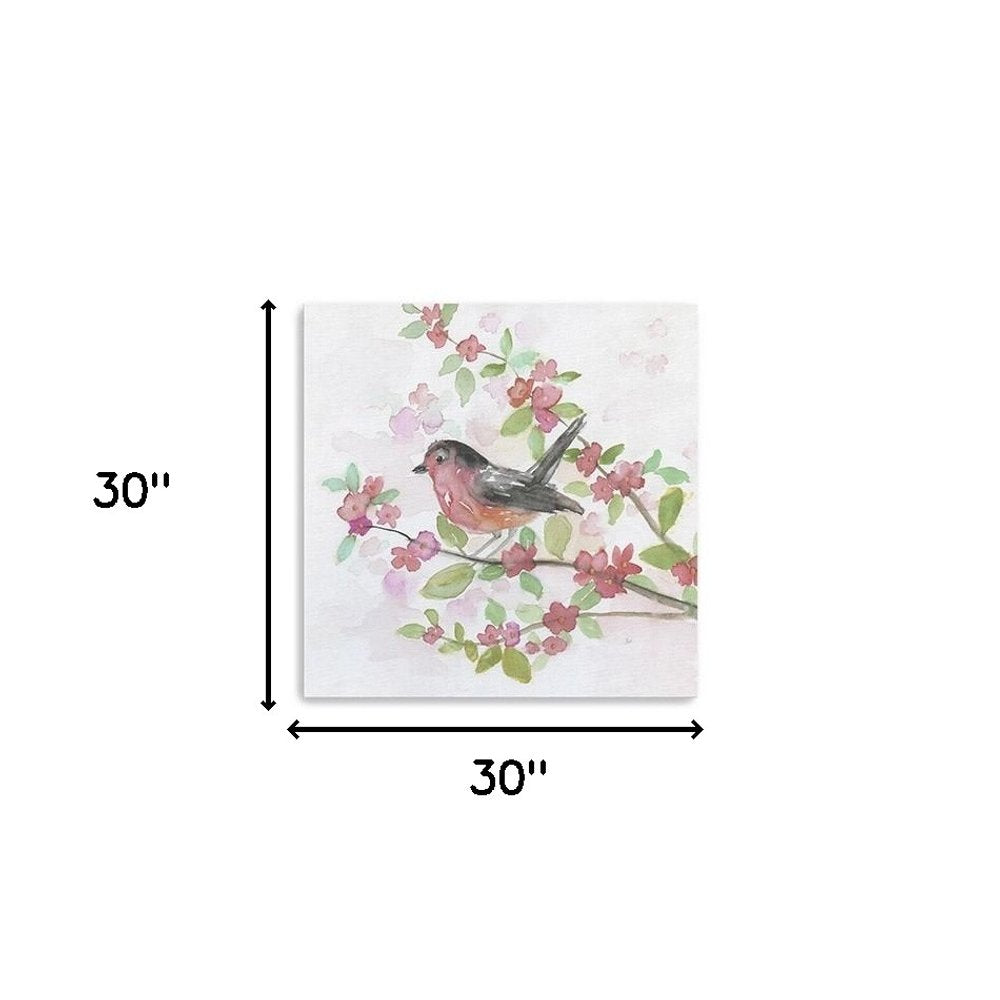 Flower And Bird Unframed Print Wall Art — view 8