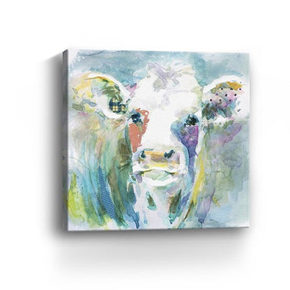 Watercolor Cow Unframed Print Wall Art HomeRoots