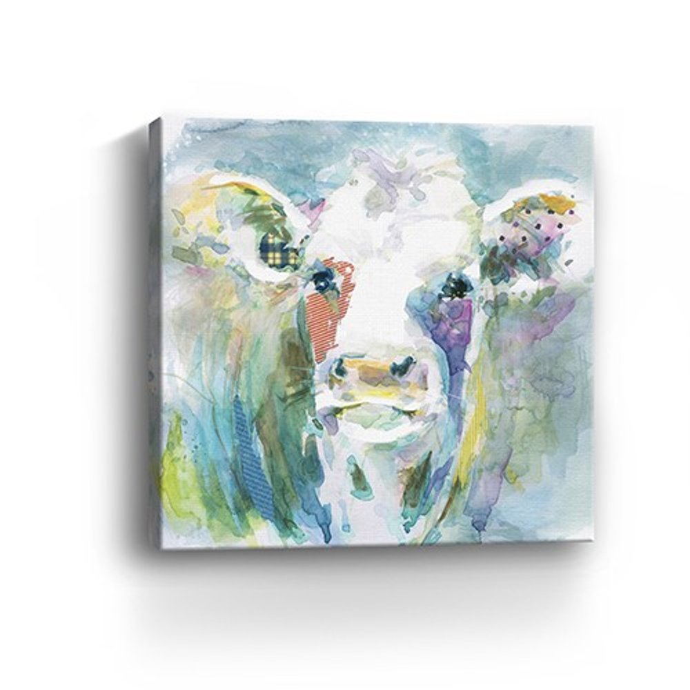 Watercolor Cow Unframed Print Wall Art — view 9