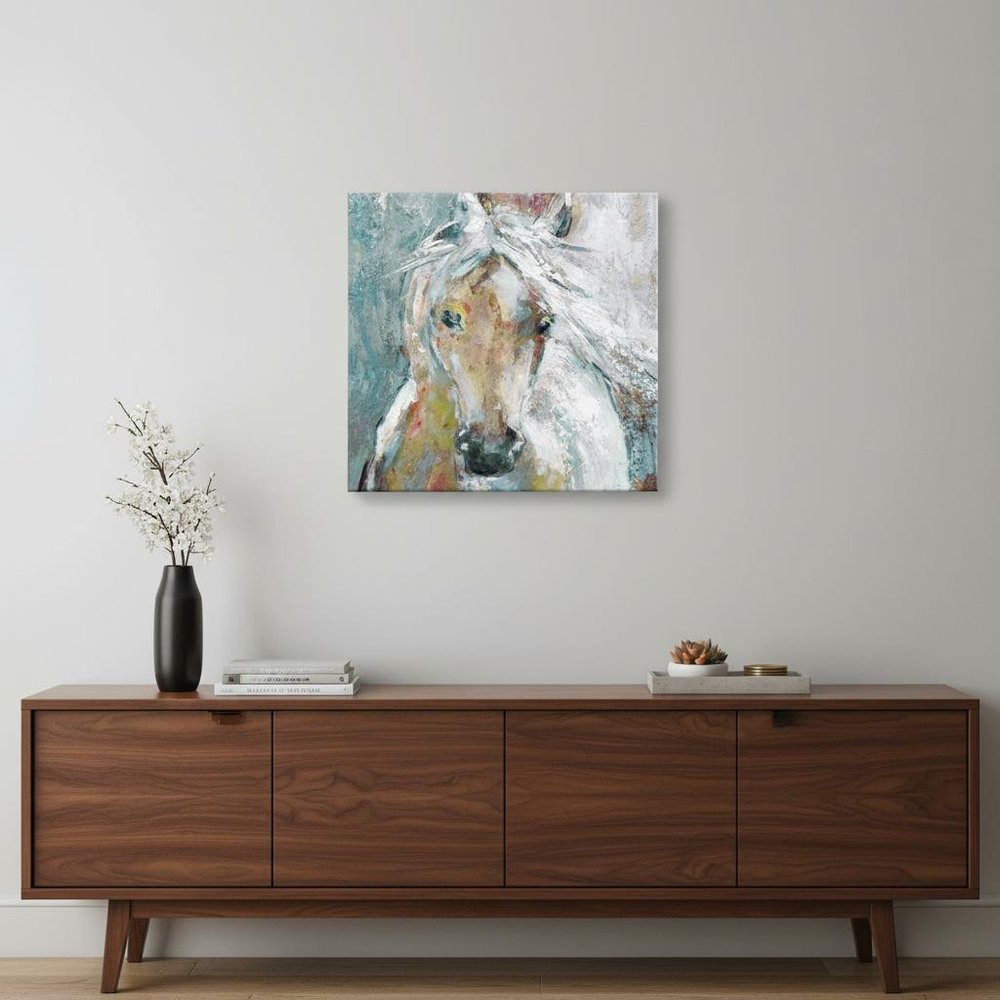 Whimsical Horse Unframed Print Wall Art HomeRoots