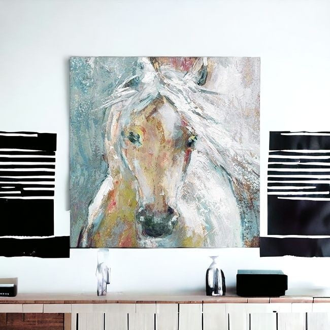 Whimsical Horse Unframed Print Wall Art