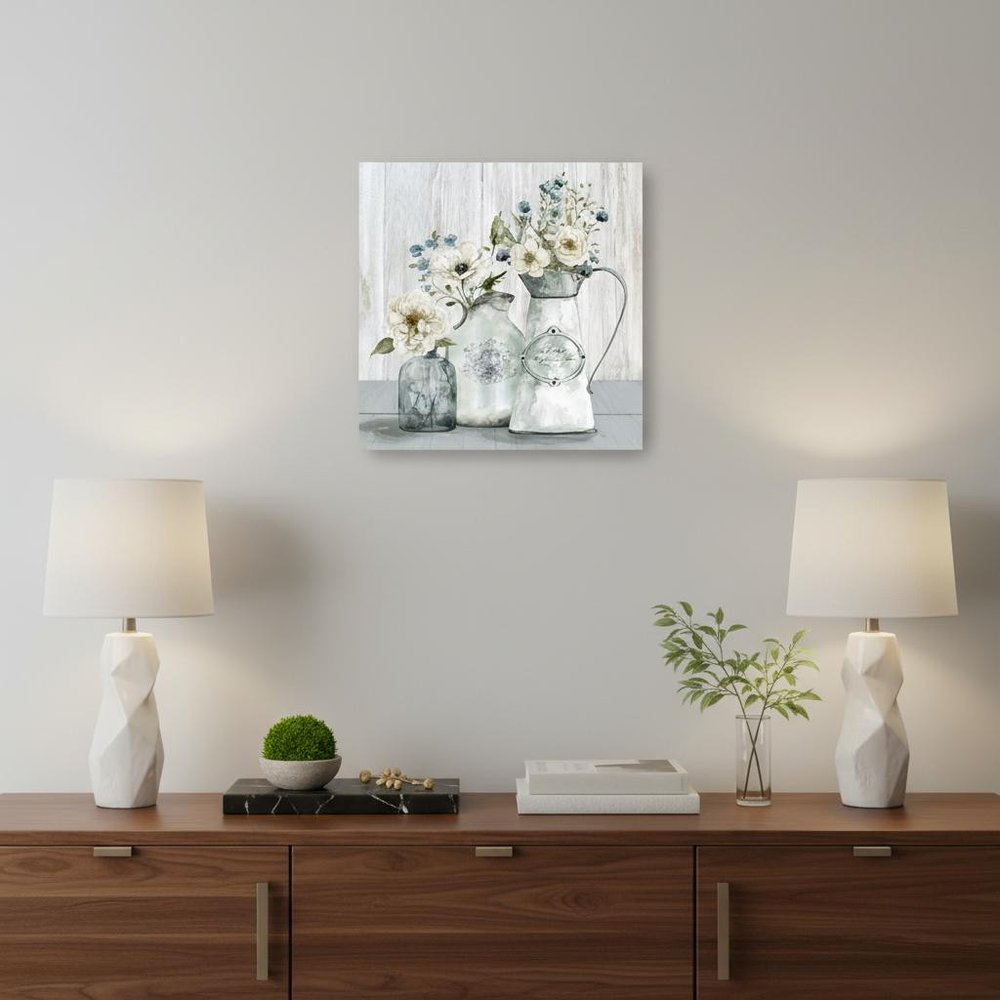 Rustic Flowers Unframed Print Wall Art — view 1