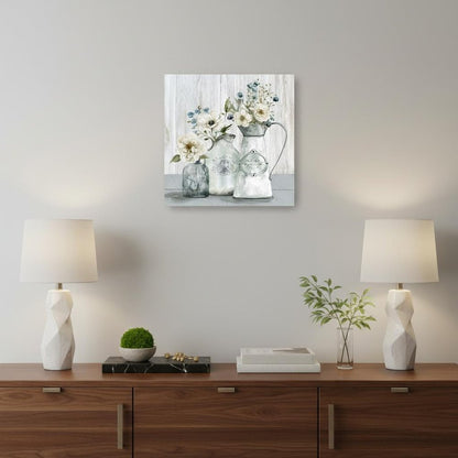 Rustic Flowers Unframed Print Wall Art HomeRoots