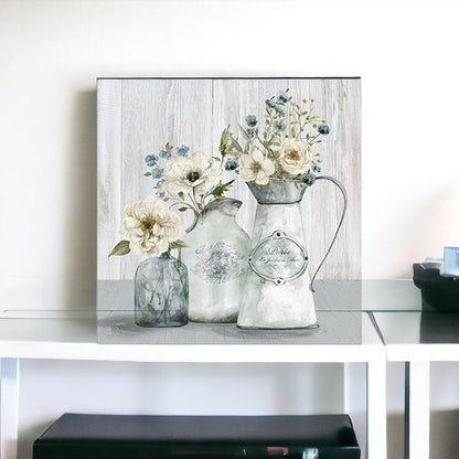 Rustic Flowers Unframed Print Wall Art