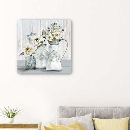 Rustic Flowers Unframed Print Wall Art