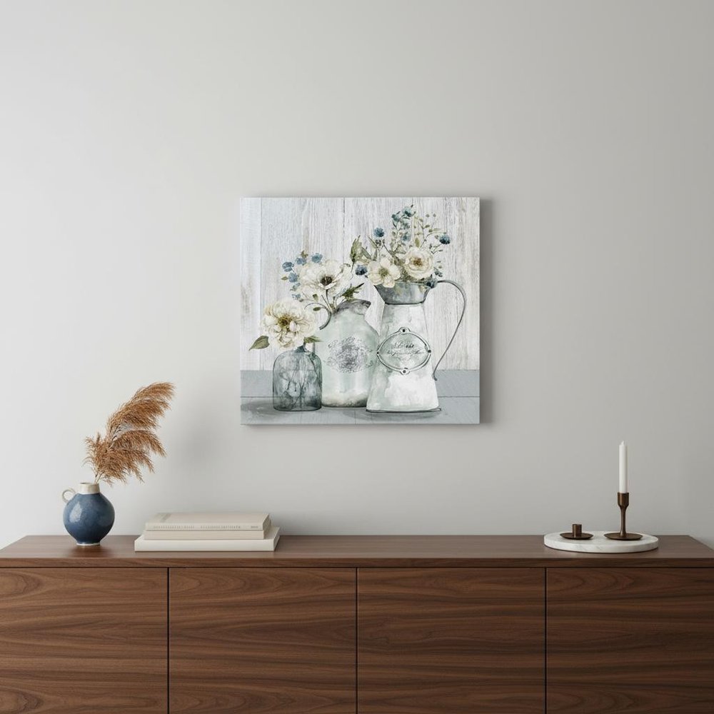Rustic Flowers Unframed Print Wall Art HomeRoots